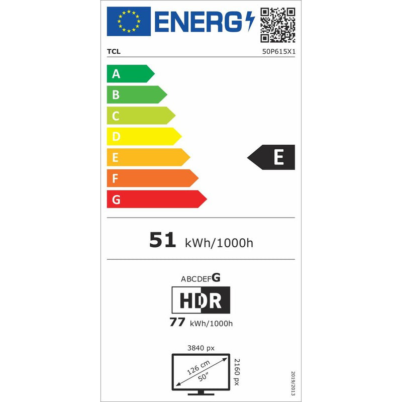 Smart TV TCL 50p616 50 "4K Ultra HD LED WiFi