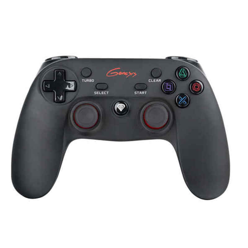 Control remoto de juegos Wireless Genesis Pv65 PC PS3 Negro