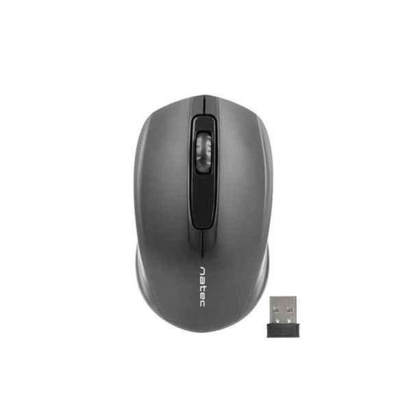 Schnurlose Mouse Natec JAY 1600 DPI Schwarz