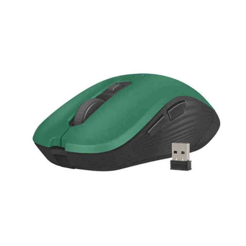 Mouse senza Fili Natec ROBIN 1600 DPI Verde