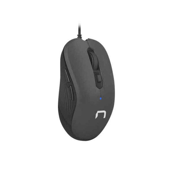 Mouse con Cavo e Sensore Ottico Natec DRAKE 3200 DPI Nero