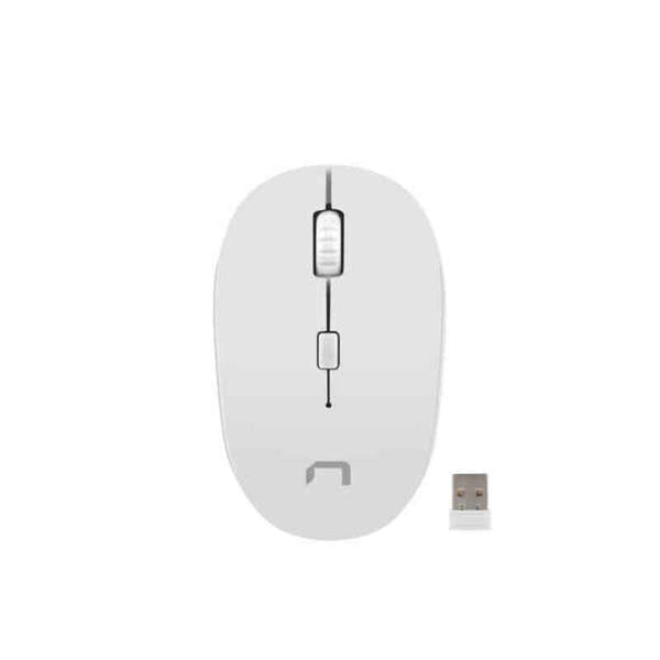 Natec Martin 1600 DPI White Wireless Mouse