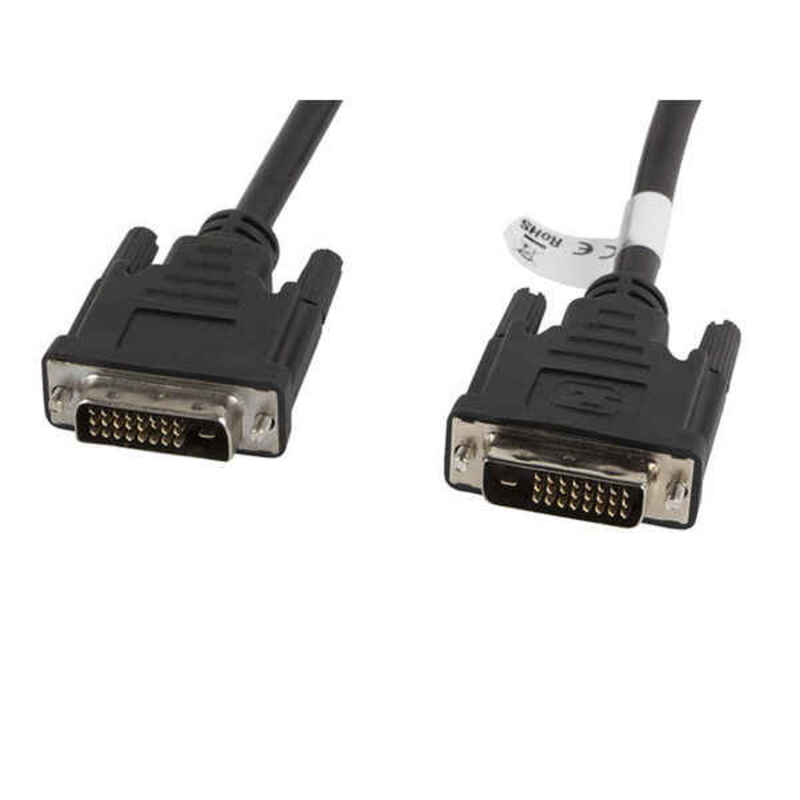 Dvi lanberg cable macho/negro macho