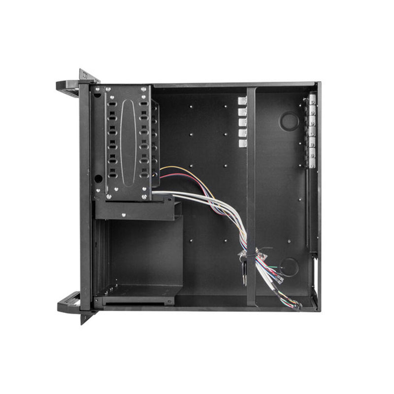 ATX Lanberg SC01-4504-08B Black Rack Cassa 4U