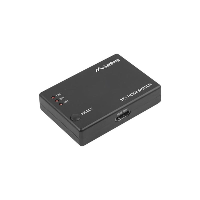 Switch HDMI Lanberg SWV-HDMI-0003 Nero