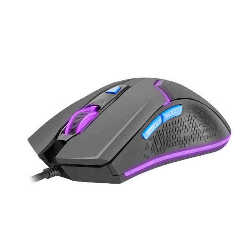 Gaming Maus Fury Hunter 2.0 RGB 6400 DPI Schwarz