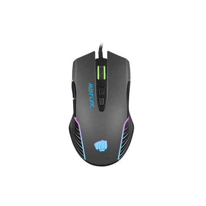 Gaming Maus Fury Hustler 6400 DPI Schwarz