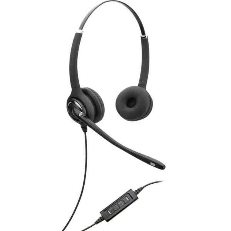 Auricolari con Microfono Axtel AXH-EHDMSD ELITE Nero