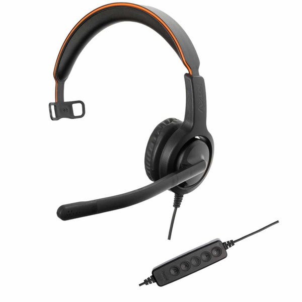 Auriculares con Micrófono Axtel AXH-V40UCM Negro