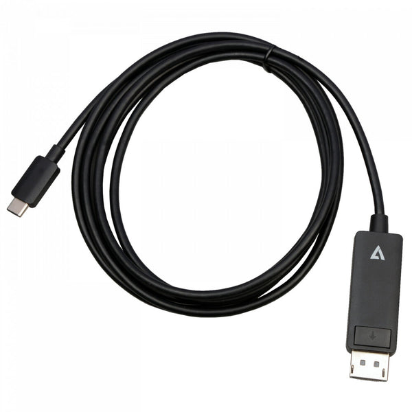 USB C-Adapter mit V7 V7USBCDP14-2M (2 M) 8K Ultra HD-Anzeige