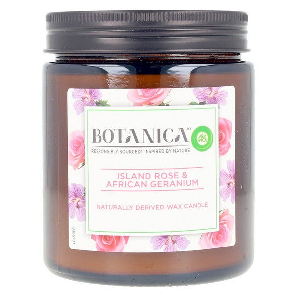 Candela Profumata Botanica Rose & African Geranium Air Wick (205 g)