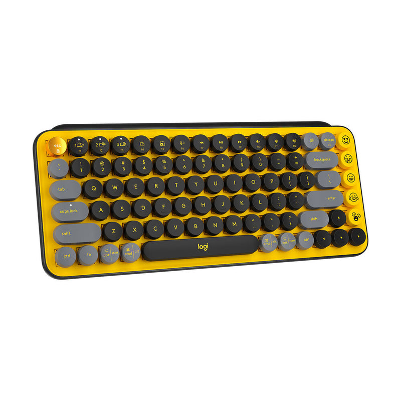 Teclado Inalámbrico Logitech EMOJI USB Negro