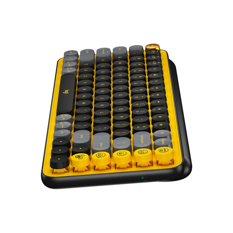 Teclado Inalámbrico Logitech EMOJI USB Negro