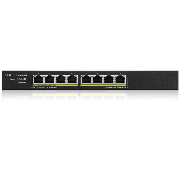 Switch ZyXEL GS1915-8EP-EU0101F RJ-45 x 8 Nero