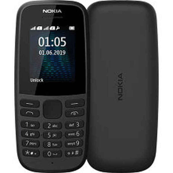 Teléfono móvil para el anciano Nokia 105 1.8 "QQVGA Black