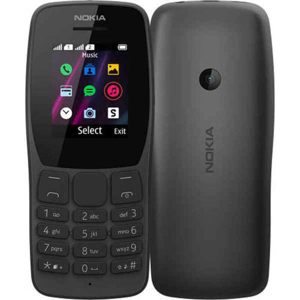 Teléfono móvil para adultos mayores Nokia 110 1,77 "QQVGA Black