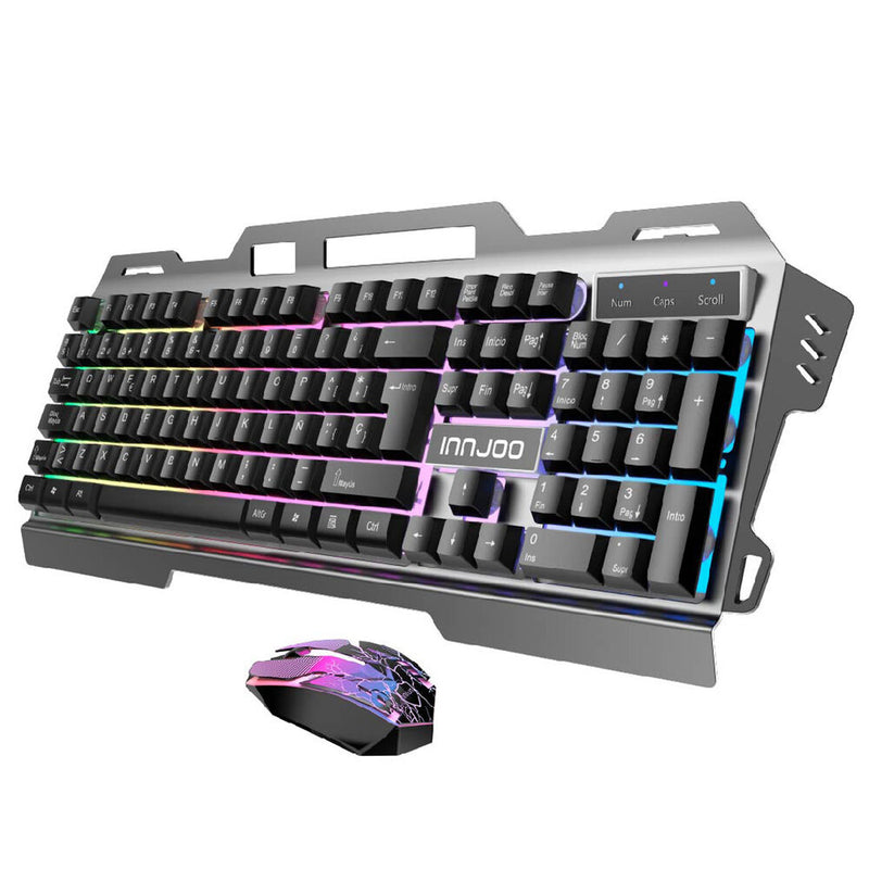 Teclado y Ratón Gaming INNJOO IJ-GAMING SET-BLK