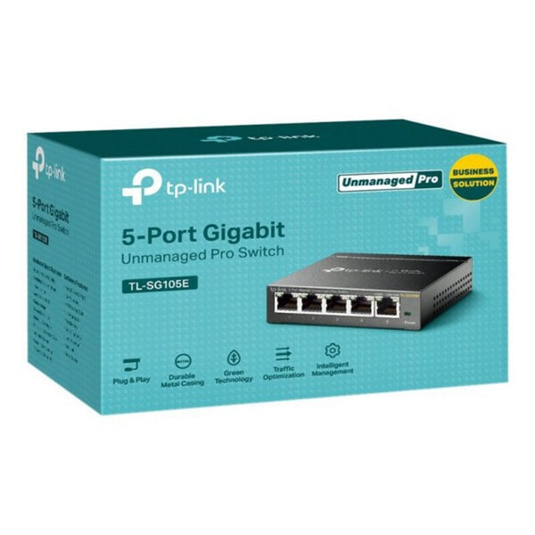 TP-LINK TL-SG105E RJ45 7,4 Mbps Table noire