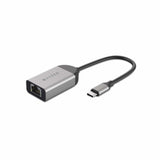 Adattatore USB C con Rete RJ45 Hyper HD425B Argento