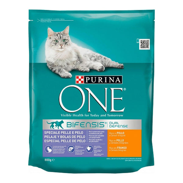 Cibo per gatti Purina Coat & Hairball One (800 g)