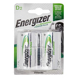 Wiederaufladbare Batterien Energizer END2500P2 HR20 D2 2500 MAH