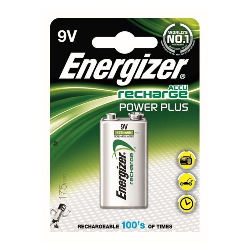 Wiederaufladbare Batterien Energizer 5222-1 9 V HR22 175 MAH