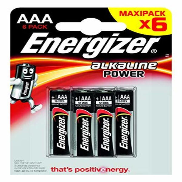 Energizer -Batterien E300132500 LR03 AAA (6 UDS)