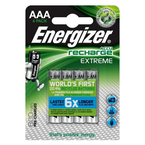 Wiederaufladbare Batterien Energizer 416879 AAA HR03 800 MAH