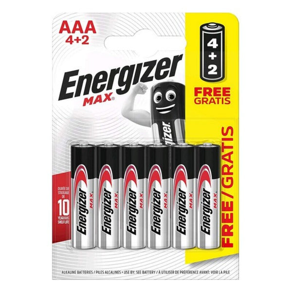 Max Power Energizer LR03 AAA -Batterien (6 UDs)