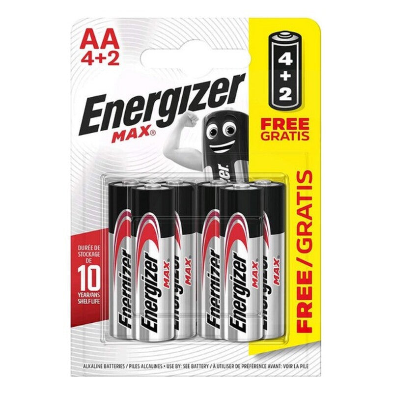 Max Power Energizer LR06 AA -Batterien (6 UDs)