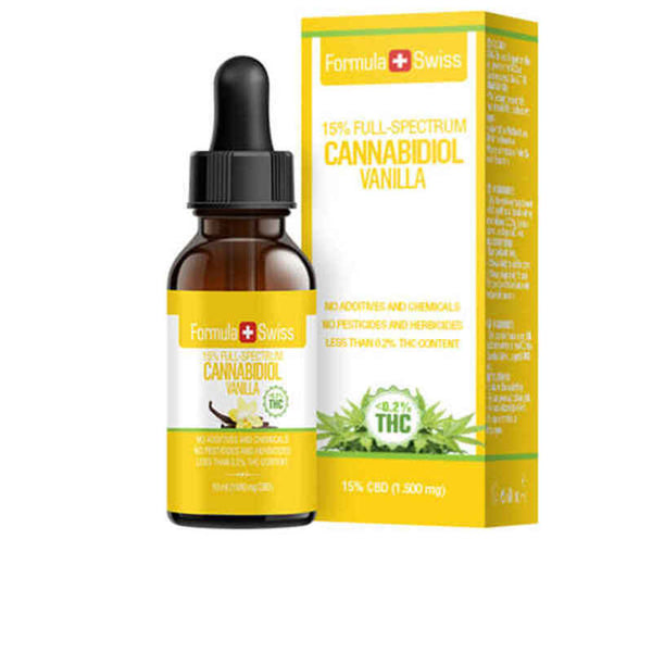 Formule de cannabidiol d'huile suisse 0,2% THC 15% CBD (10 ml)