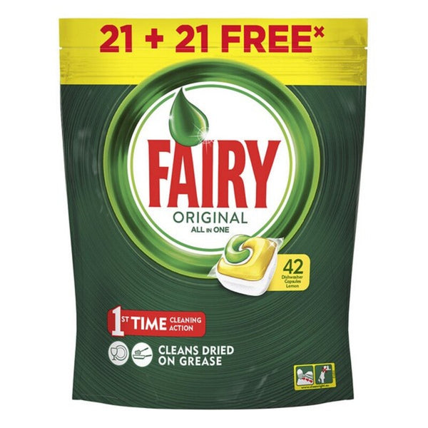 Pastiglie per lavastoviglie Lemon Fairy (42 uds)