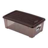 Caja con Tapa Elegance Plástico Chocolate (19,5 x 11,5 x 33 cm)