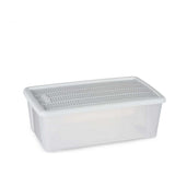 Caja con Tapa Elegance Blanco Plástico (19,5 x 11,5 x 33 cm)