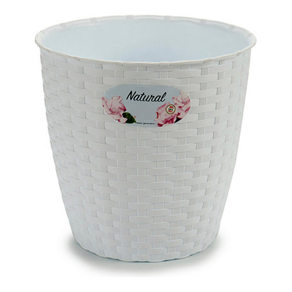 Maceta Stefanplast Blanco Plástico (19 x 17,5 x 19 cm)