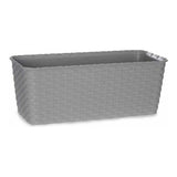 Vaso Autoirrigante ‎3872930 Grigio Plastica (13 x 11 x 29 cm)