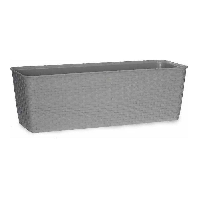 Vaso Autoirrigante ‎3872950 Grigio Plastica (18 x 16 x 49 cm)