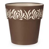 Vaso auto-irrigante Gaia Marrone Plastica (29 x 29 x 29 cm)