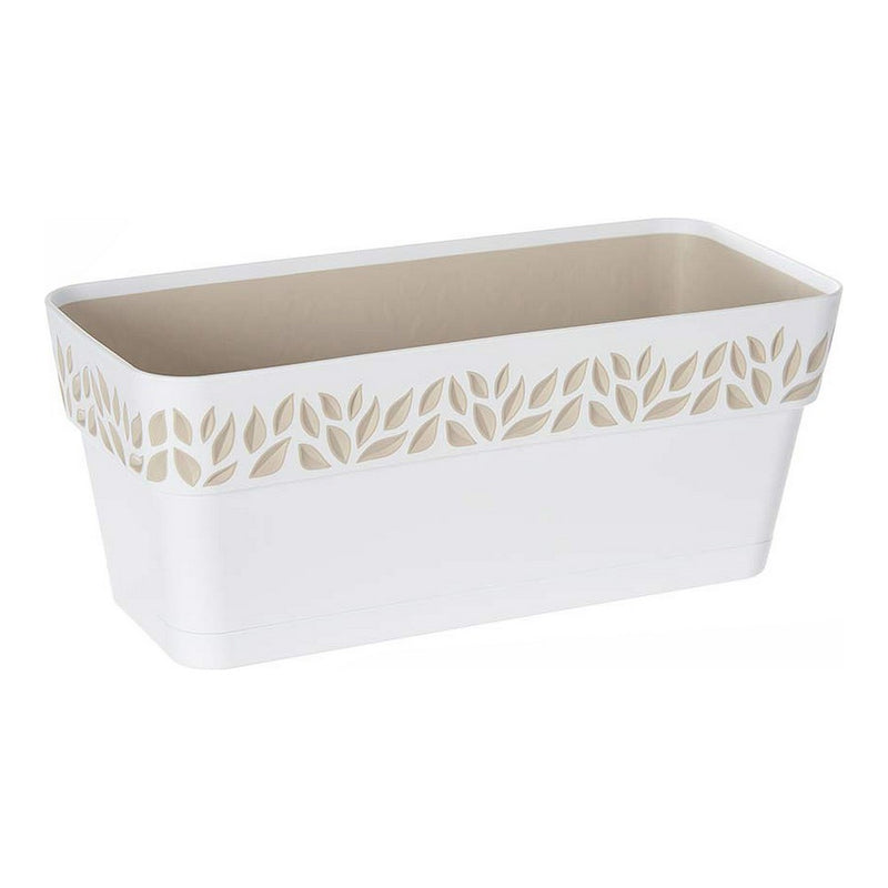 Cloe White Plastic High -teas (13 x 12 x 29 cm) (13,3 x 12,3 x 29,3 cm)