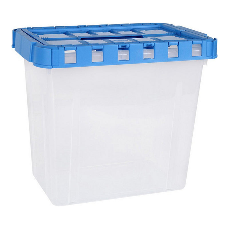 Caja de Almacenaje con Tapa Double Transparente Antracita (5 L)