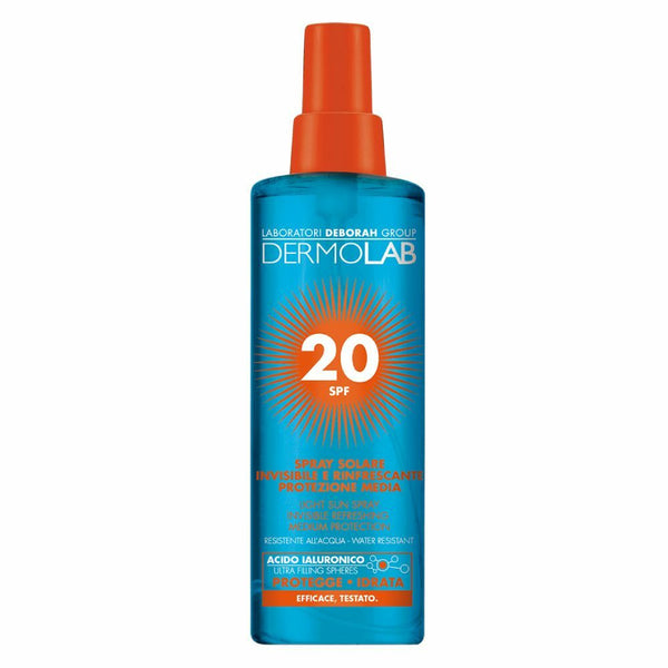 Protezione Solare Deborah Dermolab Spray Invisible SPF20 Rinfrescante (200 ml)