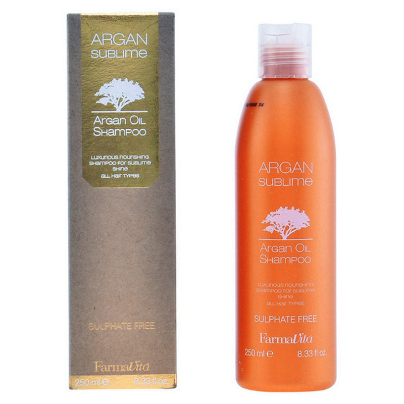 Shampooing de pharmavita sublime d'argan nutrition