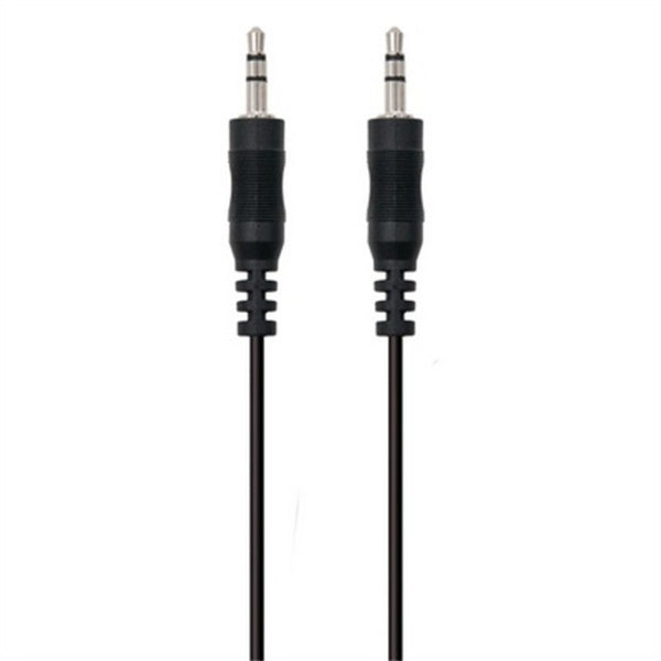 Jack -Audiokabel (3,5 mm) schwarzer Ewent