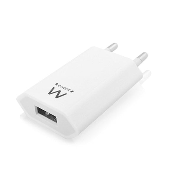 Caricabatterie da Parete Ewent EW1209 1000 mAh Bianco