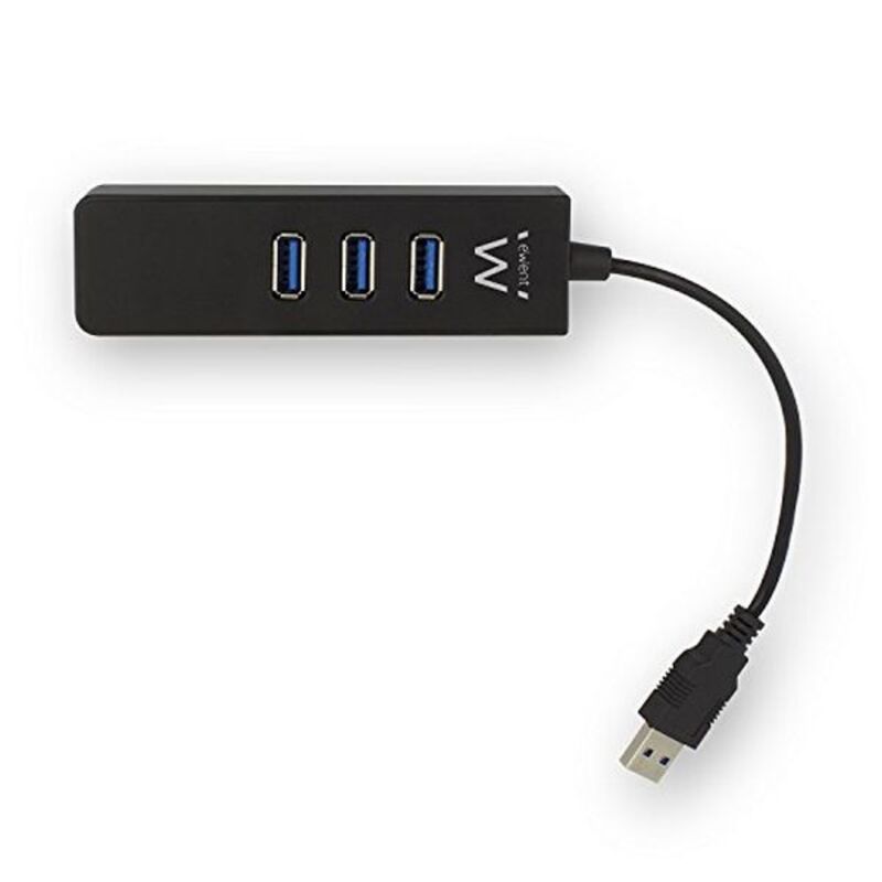 Hub USB ewent aaoaus0127 3 x USB 3.1 RJ45 plug and play