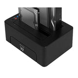 Dock Station Dual ewent aaacet0186 Dual 2,5 "-3,5" USB 3.1 ABS Schwarz