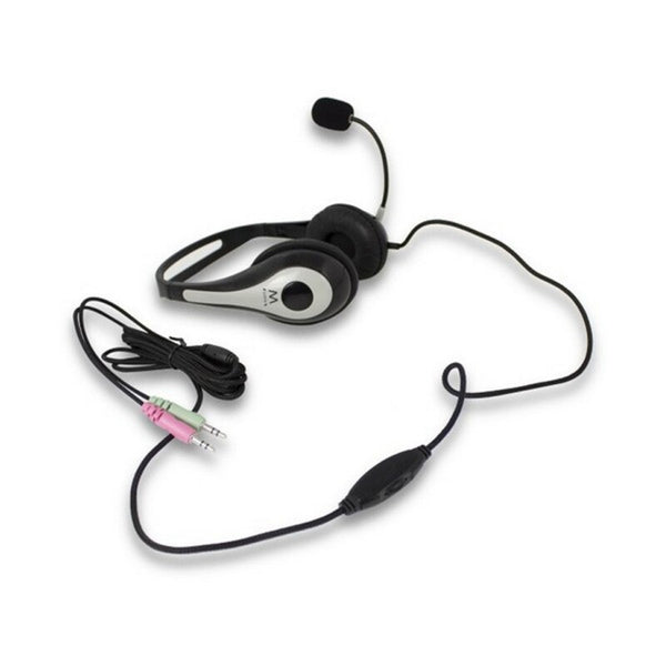 Auriculares con Micrófono Ewent EW3562 Negro