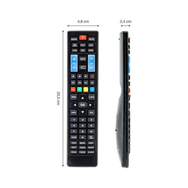 Télécommande pour Smart TV ewent ew1575 noir