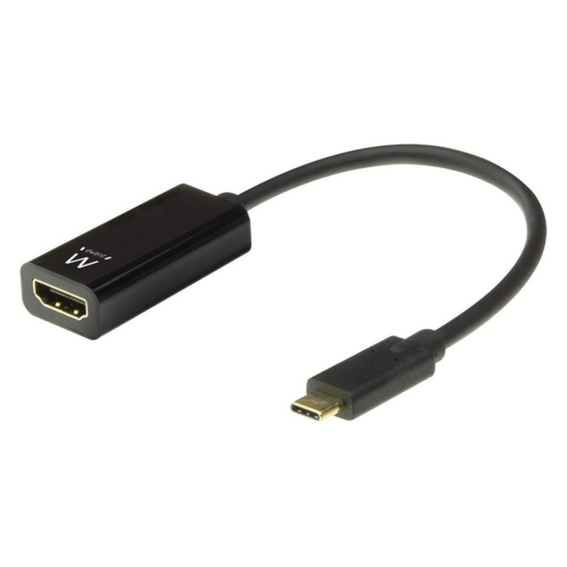 USB C -Adapter mit HDMI Ewent EW9823 4K Ultra HD Schwarz