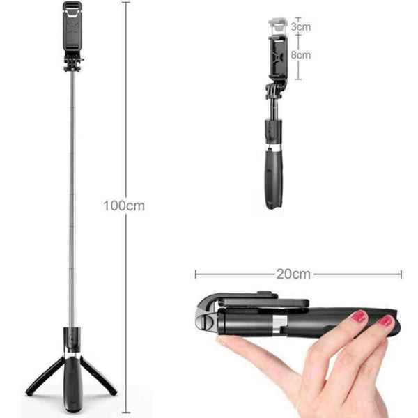 Selfie Stick Bluetooth + Tripode EWent EW1080 Bluetooth 4.0 4 " - 6.2"